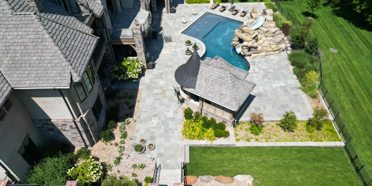 Paver patio install in Ozark, Missouri
