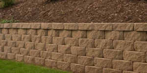 solving leaning retaining walls